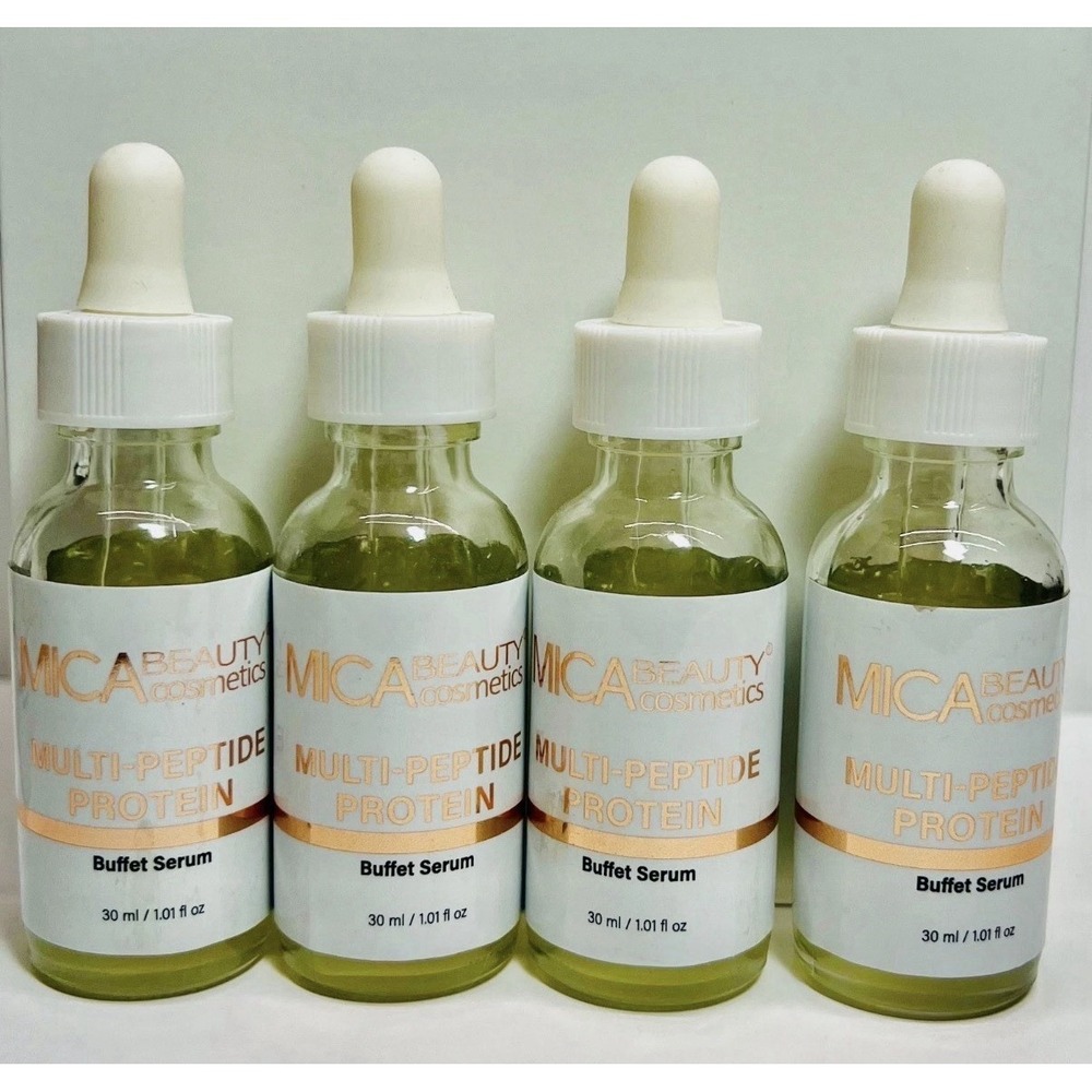 MICA BEAUTY COSMETICS MULTI PEPTIDE PROTEIN 1oz Brand New - PACK 4